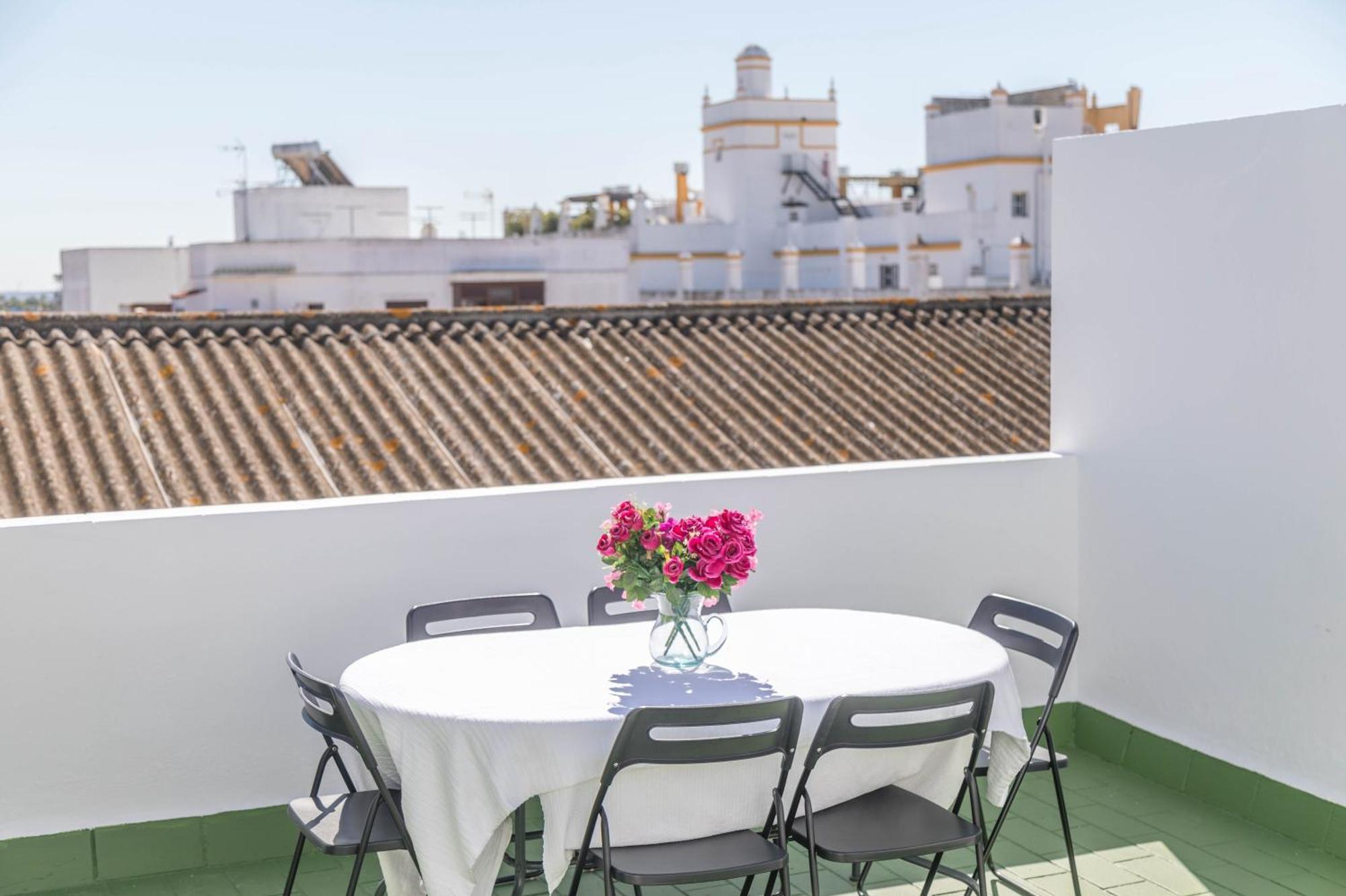Apartamento El Teatro-atico con terraza El Puerto de Santa María Exterior foto